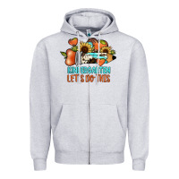 Heather Grey kindergarten let's do this Zipper Hoodie - JahusDesignShop