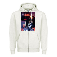 Oatmeal Heather concert juice amazing Zipper Hoodie - linhVisuals
