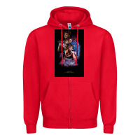 Red rap music juice Zipper Hoodie - linhVisuals