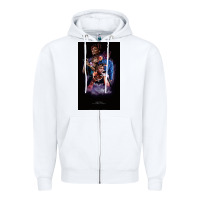 White rap music juice Zipper Hoodie - linhVisuals