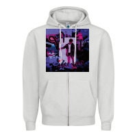 Dove Grey juice album music Zipper Hoodie - linhVisuals