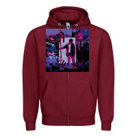 Burgundy juice album music Zipper Hoodie - linhVisuals