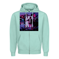Seafoam juice album music Zipper Hoodie - linhVisuals