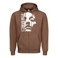 Chestnut converge Zipper Hoodie - linhVisuals