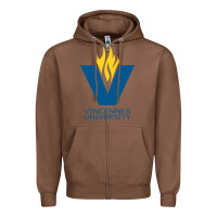 Chestnut university of vincennes Zipper Hoodie - linhVisuals