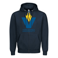 University Of Vincennes Zipper Hoodie | Teevron