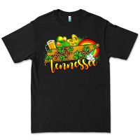 Black St. Patrick's Tennessee map Premium Tee - OliviaCreatesArt