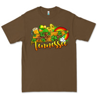 Cacao St. Patrick's Tennessee map Premium Tee - OliviaCreatesArt