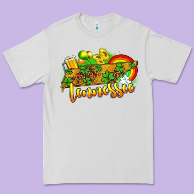 St. Patrick's Tennessee Map Premium Tee Designed By Oliviacreatesart