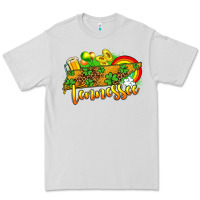 Dove Grey St. Patrick's Tennessee map Premium Tee - OliviaCreatesArt