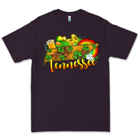 Plum St. Patrick's Tennessee map Premium Tee - OliviaCreatesArt