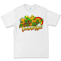 White St. Patrick's Tennessee map Premium Tee - OliviaCreatesArt