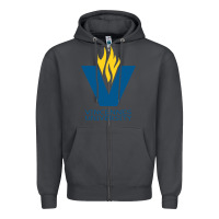 Smoke university of vincennes Zipper Hoodie - linhVisuals