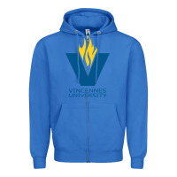 True Royal university of vincennes Zipper Hoodie - linhVisuals