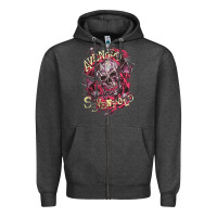Charcoal Heather avenged sevenfold Zipper Hoodie - linhVisuals