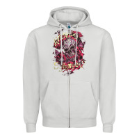 Dove Grey avenged sevenfold Zipper Hoodie - linhVisuals