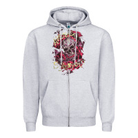 Heather Grey avenged sevenfold Zipper Hoodie - linhVisuals