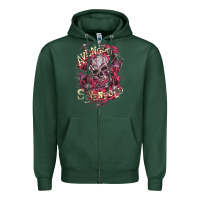 Sports Green avenged sevenfold Zipper Hoodie - linhVisuals