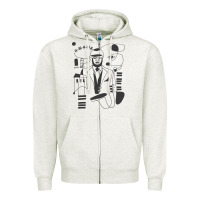 Oatmeal Heather gregory porter jazz music Zipper Hoodie - linhVisuals