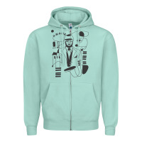 Seafoam gregory porter jazz music Zipper Hoodie - linhVisuals