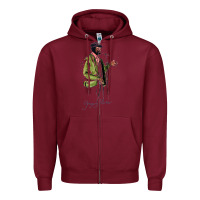 Burgundy gregory porter jazz music Zipper Hoodie - linhVisuals