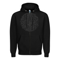 Black nathaniel rateliff müsïc Zipper Hoodie - linhVisuals