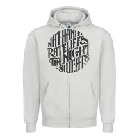 Dove Grey nathaniel rateliff müsïc Zipper Hoodie - linhVisuals