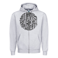 Heather Grey nathaniel rateliff müsïc Zipper Hoodie - linhVisuals