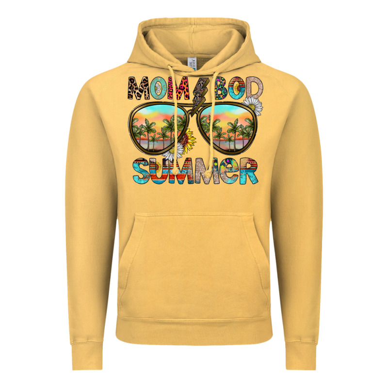 Mom Bad Summer Vintage Hoodie by CowhideDigitalArt | Teevron