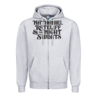 Heather Grey nathaniel rateliff müsïc Zipper Hoodie - linhVisuals
