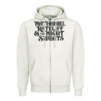 Oatmeal Heather nathaniel rateliff müsïc Zipper Hoodie - linhVisuals
