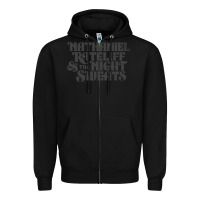 Black nathaniel rateliff müsïc Zipper Hoodie - linhVisuals