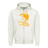 Oatmeal Heather nathaniel rateliff müsïc Zipper Hoodie - linhVisuals