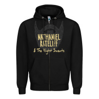 Black nathaniel rateliff müsïc Zipper Hoodie - linhVisuals