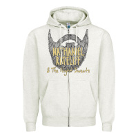 Oatmeal Heather nathaniel rateliff müsïc Zipper Hoodie - linhVisuals