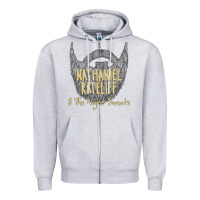 Heather Grey nathaniel rateliff müsïc Zipper Hoodie - linhVisuals