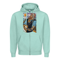 Seafoam nathaniel rateliff müsïc Zipper Hoodie - linhVisuals