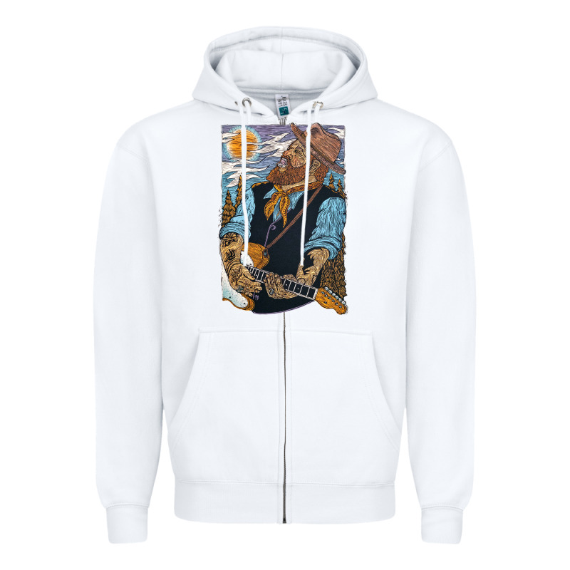 Nathaniel Rateliff Müsïc Zipper Hoodie by linhVisuals | Teevron