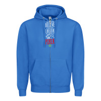 True Royal poker card player believe in something Zipper Hoodie - linhVisuals