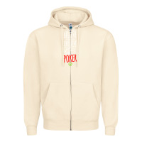 Sandshell poker card player believe in something Zipper Hoodie - linhVisuals