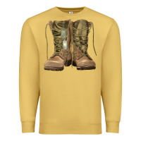 Antique Gold soldier boots Premium Sweatshirt - RanaPortraitStore