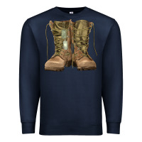 Navy soldier boots Premium Sweatshirt - RanaPortraitStore