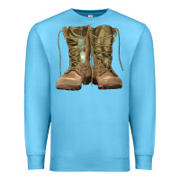 Ocean Blue soldier boots Premium Sweatshirt - RanaPortraitStore