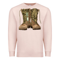 Pale Pink soldier boots Premium Sweatshirt - RanaPortraitStore
