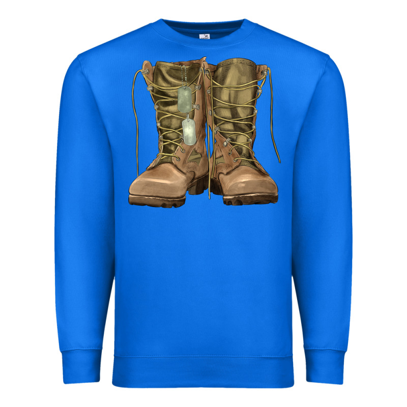 Soldier Boots Premium Sweatshirt by RanaPortraitStore | Teevron