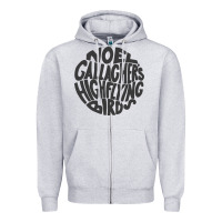 Heather Grey noel gallagher's high flying birds classic Zipper Hoodie - linhVisuals