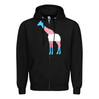 Black transgender flag ftm mtf trans pride Zipper Hoodie - linhVisuals