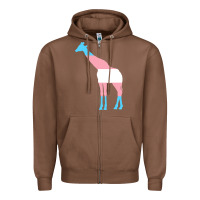 Chestnut transgender flag ftm mtf trans pride Zipper Hoodie - linhVisuals
