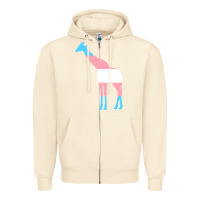 Sandshell transgender flag ftm mtf trans pride Zipper Hoodie - linhVisuals