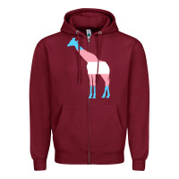 Burgundy transgender flag ftm mtf trans pride Zipper Hoodie - linhVisuals